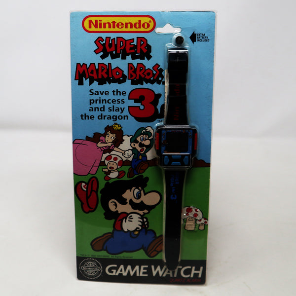 Vintage 1993 90s Nintendo Game Watch Super Mario Bros. 3 MOC Carded Retro Rare