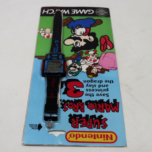 Vintage 1993 90s Nintendo Game Watch Super Mario Bros. 3 MOC Carded Retro Rare