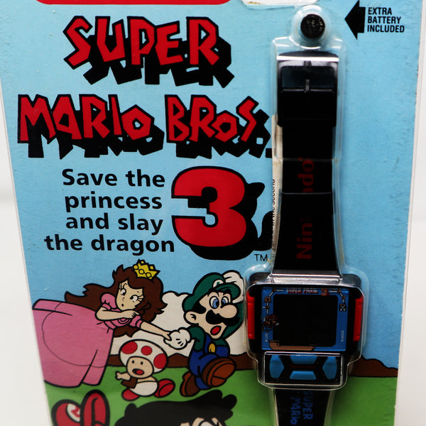 Vintage 1993 90s Nintendo Game Watch Super Mario Bros. 3 MOC Carded Retro Rare
