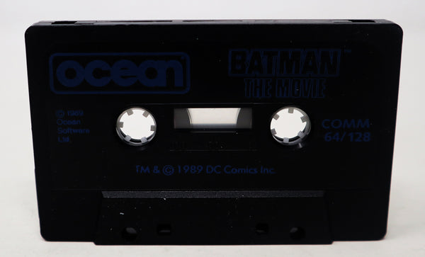 Vintage 1989 80s Commodore 64 C64 CBM 64 / 128 Ocean DC Comics Batman The Movie Cassette Tape Video Game Boxed