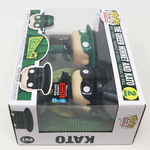 Funko POP! Television The Green Hornet And Kato Bruce Lee Vinyl Figures 2 Pack Set Boxed Exclusive 2019 Fall Convention Limited Edition