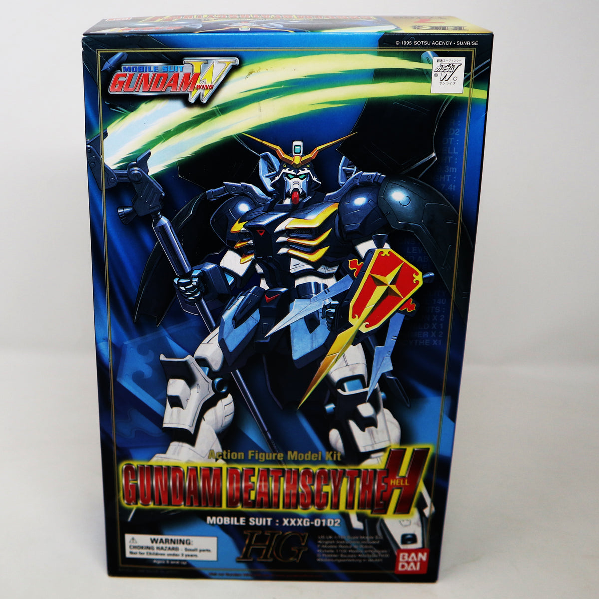 Vintage 1995 90s Bandai W-Gundam Wing Gundam Deathscythe Hell