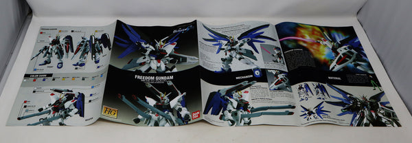 Vintage 2003 Bandai HG Gundam Seed Mobile Suit ZGMF-X10A Freedom Gundam 1/144 Scale Model Kit Assembled Boxed Japan