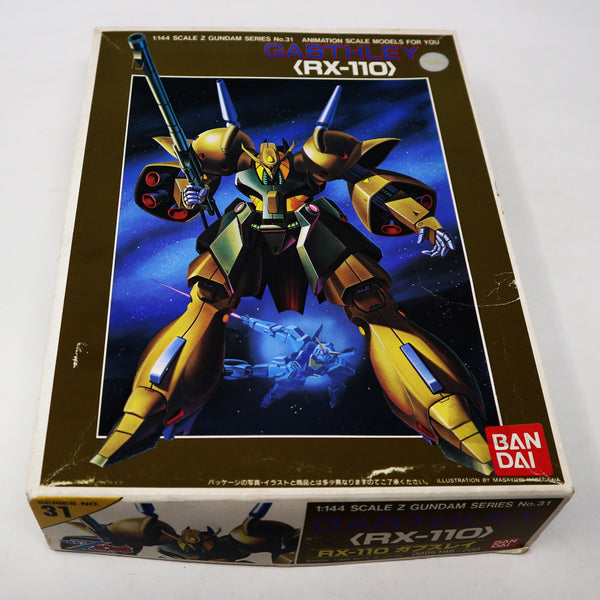 Vintage 1985 80s Bandai Z Gundam Series No.31 Gabthley RX-110 1/144 Scale Action Figure Model Kit Unassembled Boxed Japan