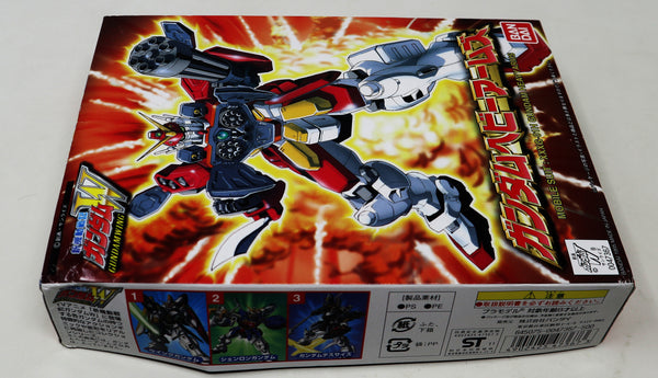 Vintage 1995 90s Bandai W-Gundam Wing Gundam Heavyarms Mobile Suit XXXG-01H 1/144 Scale Action Figure Model Kit Assembled Boxed Japan