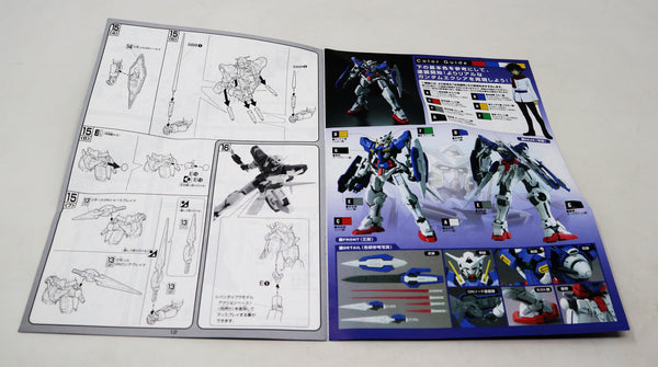 2007 Bandai Gundam Exia Mobile Suit GN-001 1/100 Scale Action Figure Model Kit Assembled Japan