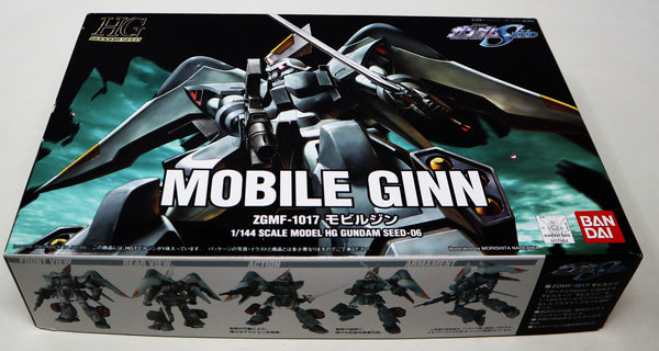 Vintage 2003 Bandai HG Gundam Seed Mobile Suit ZGMF-1017 Mobile Ginn 1/144 Scale Model Kit Assembled Boxed Japan