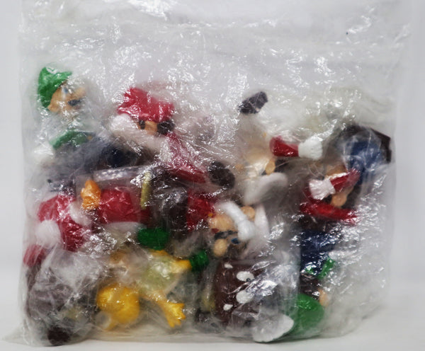 Nintendo Super Mario Luigi Koopa Troopa Goomba Cheep-Cheep Toadstool Collectable Figures Lot Bundle