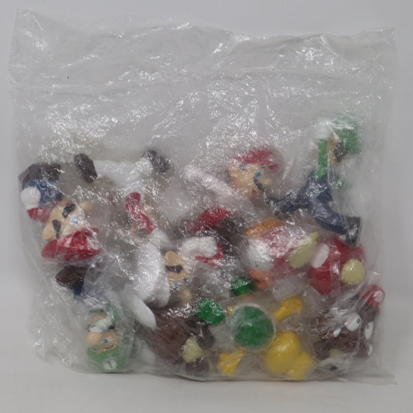 Nintendo Super Mario Luigi Koopa Troopa Goomba Cheep-Cheep Toadstool Collectable Figures Lot Bundle