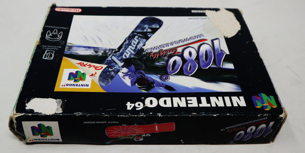 Vintage 1998 90s Nintendo 64 N64 1080 Ten Eighty Snowboarding Video Game Boxed Pal 2 Players