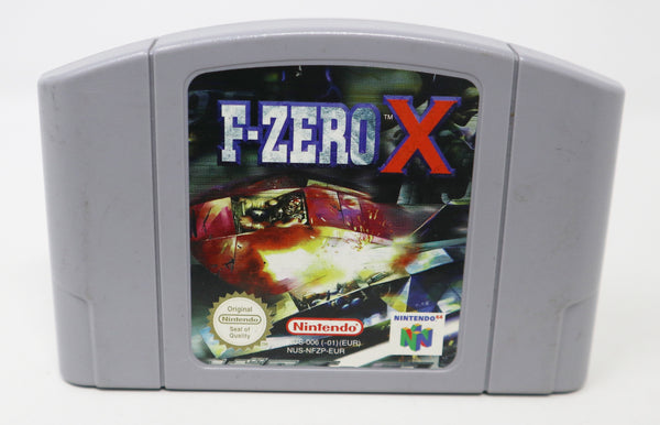 Vintage 1998 90s Nintendo 64 N64 F-Zero X Video Game Boxed Pal 1-4 Players