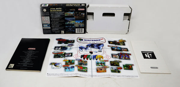 Vintage 1999 90s Nintendo 64 N64 Star Wars Episode I Racer Video Game Boxed Pal 2 Players