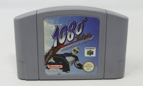 Vintage 1998 90s Nintendo 64 N64 1080 Ten Eighty Snowboarding Video Game Boxed Pal 2 Players