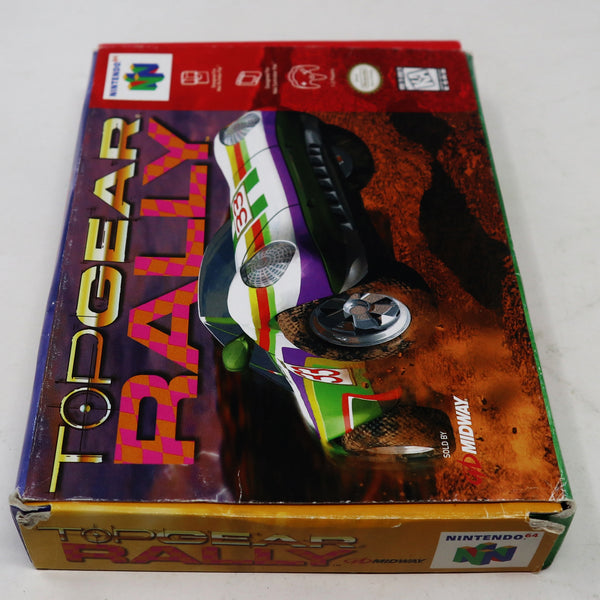 Vintage 1997 90s Nintendo 64 N64 Top Gear Rally Racing Video Game Boxed USA NTSC 1-2 Players