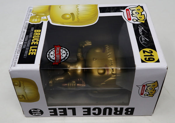 2018 Funko POP! Movies 219 Bruce Lee Vinyl Figure Boxed Gold Special Edition