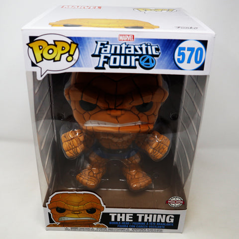 Funko POP! 570 Marvel Fantastic Four 4 The Thing Bobble-Head 10" Figure Boxed Special Edition