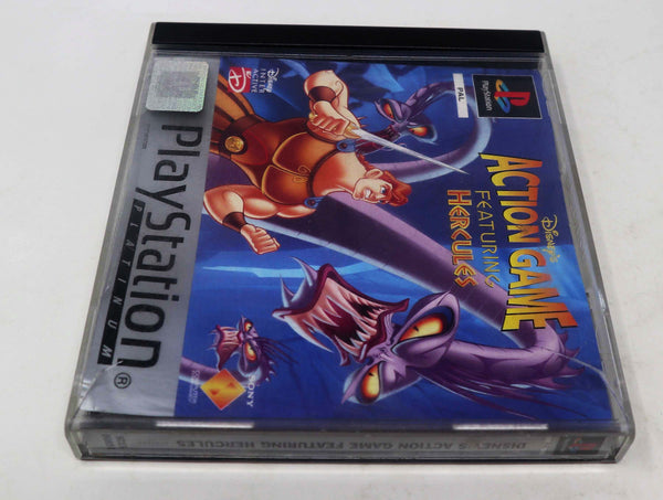 Vintage 1998 90s Playstation 1 PS1 Disney's Action Game Featuring Hercules Video Game Pal 1 Player