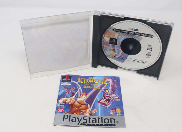 Vintage 1998 90s Playstation 1 PS1 Disney's Action Game Featuring Hercules Video Game Pal 1 Player