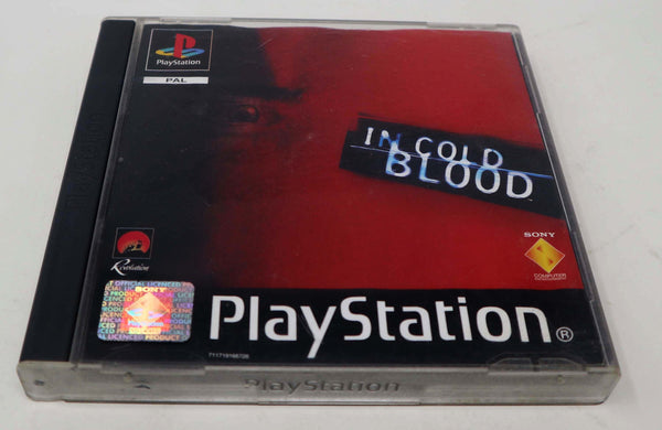 Vintage 2000 Playstation 1 PS1 In Cold Blood Video Game Pal Version 1 Player
