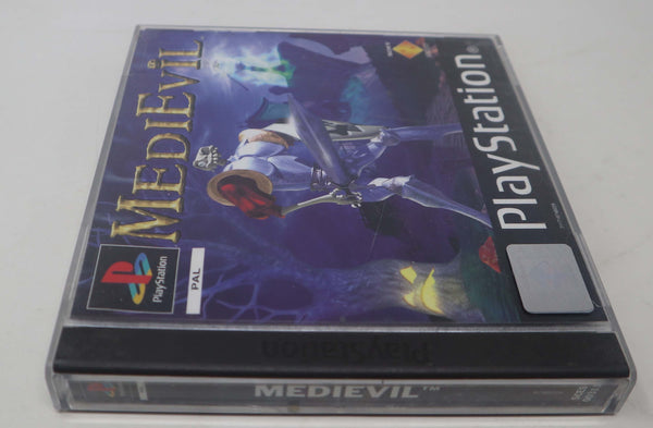 Vintage 1998 90s Playstation 1 PS1 Medievil Video Game Pal 1 Player