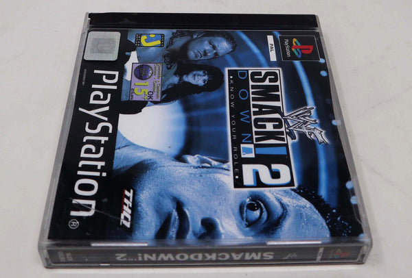 Vintage 2000 Playstation 1 PS1 Smackdown! 2 Video Game Pal 1-2 Players Wrestling WWF