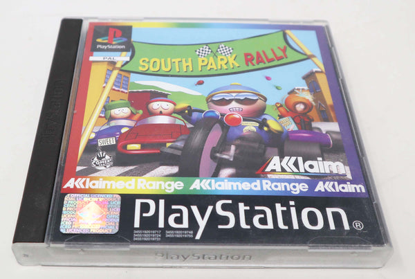 Vintage 1999 90s Playstation 1 PS1 South Park Rally Video Game Pal 1-2 Players Racing