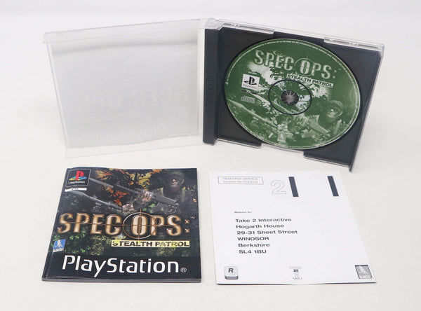 Vintage 1999 90s Playstation 1 PS1 Spec Ops: Stealth Patrol Video Game Pal 1-2 Players Battle