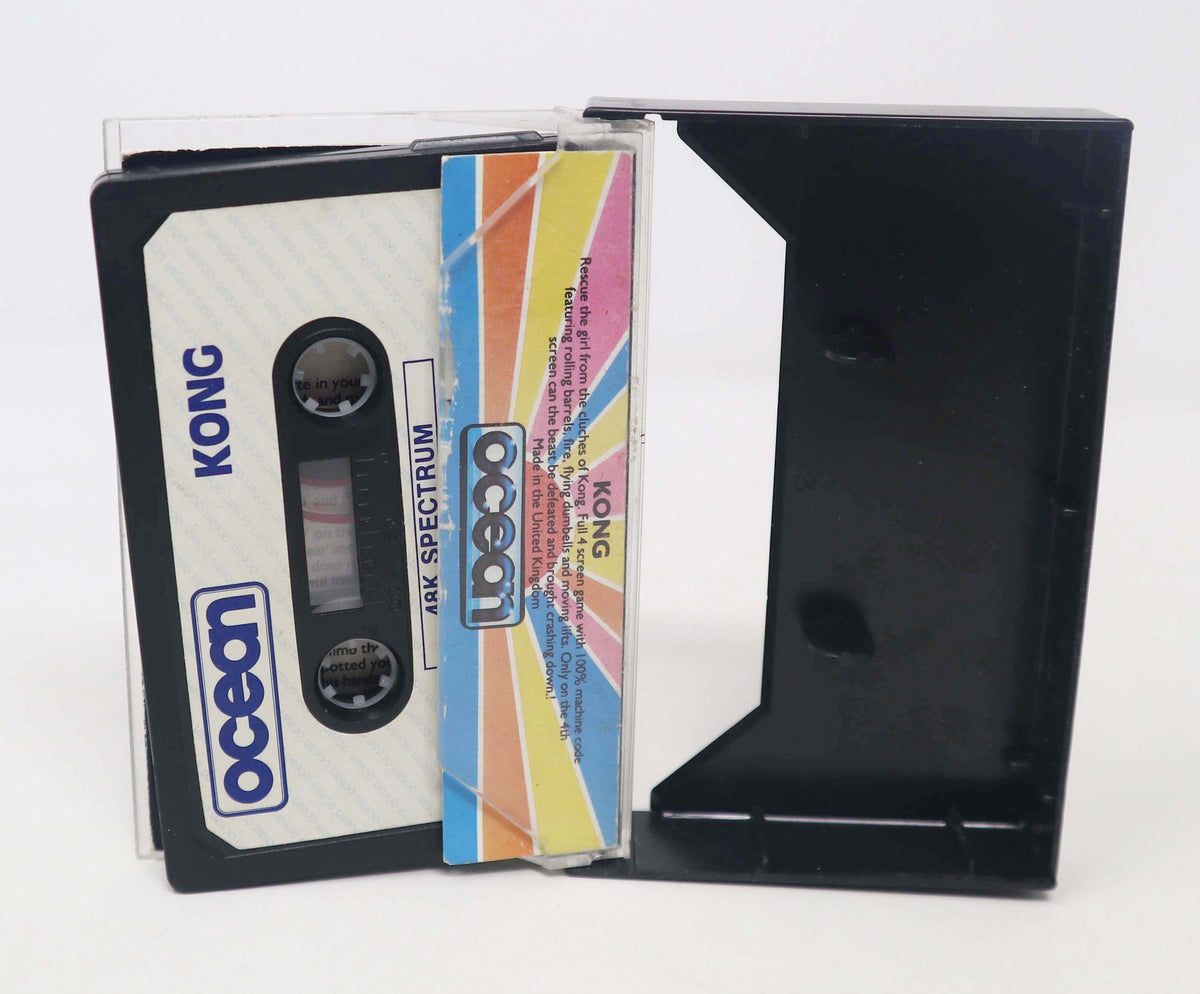 Vintage 1983 80s Spectrum 48K Kong Cassette Tape Video Game TwistedToys