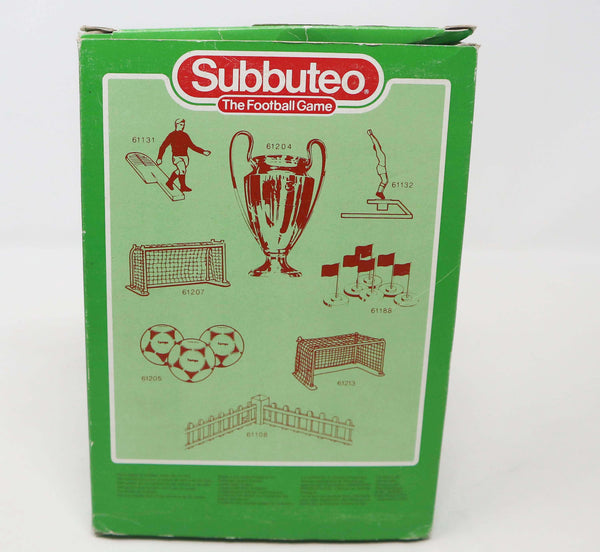 Vintage Subbuteo 63000 The Football Game Table Soccer Players Team Set Newcastle Dunfermline Paok 8 Boxed