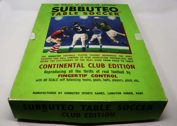 Vintage 1970s Subbuteo The Football Game 'Continental' Club Edition Table Soccer Set Boxed