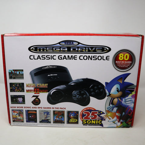 AtGames Sega Mega Drive Classic Console Boxed 80 Built-In Video Games Inc. Sonic The Hedgehog