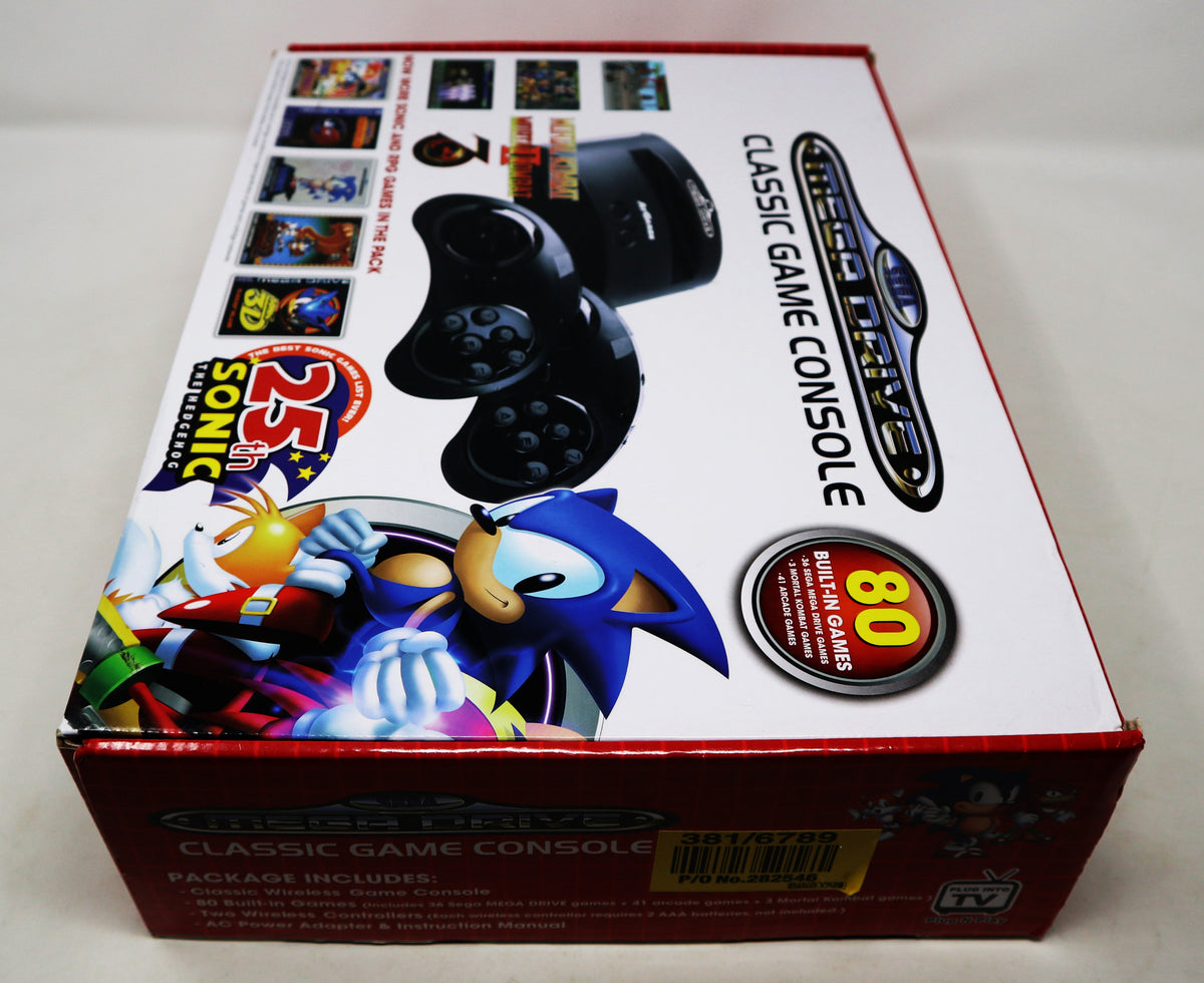 AtGames Sega Mega Drive Classic Console Boxed 80 Built-In Video Games –  TwistedToys