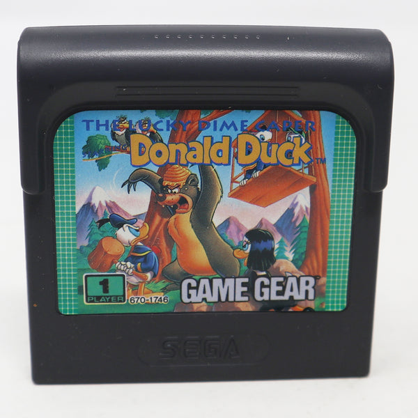 Vintage 1991 90s Sega Game Gear The Lucky Dime Caper Starring Donald Duck Cartridge Video Game Boxed Pal 1 Player