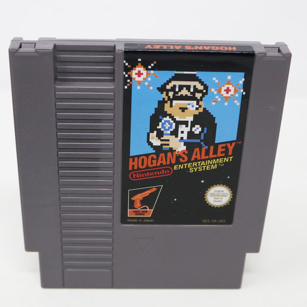 Vintage 1990 90s Nintendo Entertainment System NES Hogan's Alley Video Game Boxed Pal
