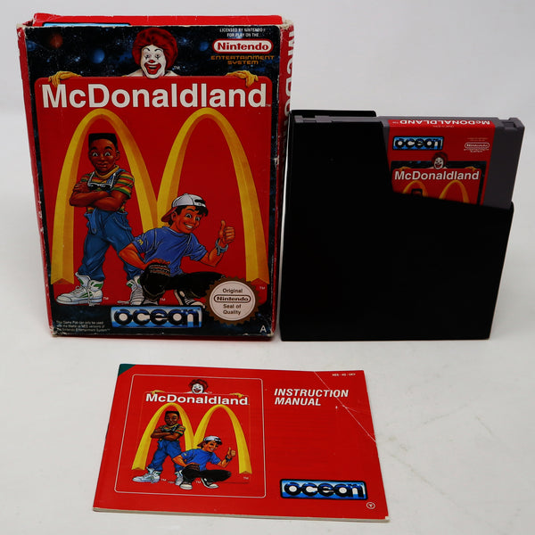 Vintage 1991 90s Nintendo Entertainment System NES McDonaldland Video Game Boxed Pal A