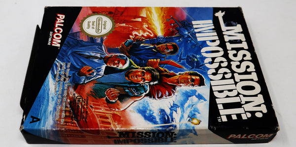 Vintage 1991 90s Nintendo Entertainment System NES Mission : Impossible Video Game Boxed Pal A