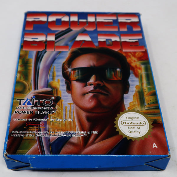 Vintage 1991 90s Nintendo Entertainment System NES Power Blade Video Game Boxed Pal A