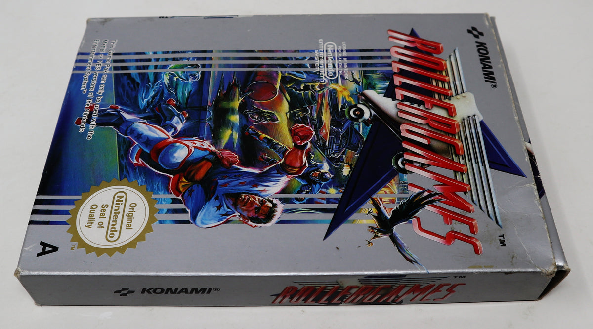 Vintage 1991 90s Nintendo Entertainment System NES RollerGames Roller Games  Video Game Boxed Pal A