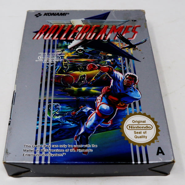 Vintage 1991 90s Nintendo Entertainment System NES RollerGames Roller Games Video Game Boxed Pal A