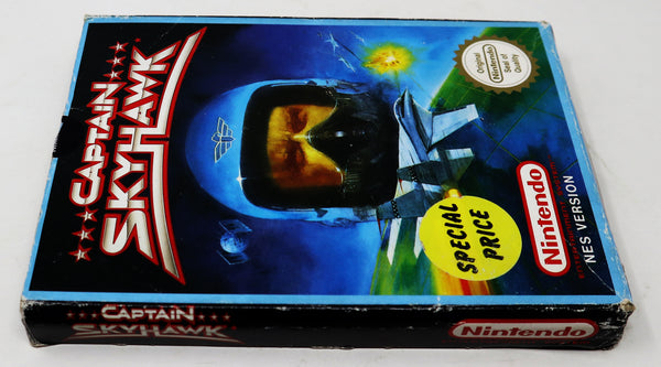 Vintage 1991 90s Nintendo Entertainment System NES Captain Skyhawk Video Game Boxed Pal A