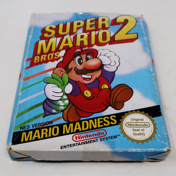 Vintage 1989 80s Nintendo Entertainment System NES Super Mario Bros. 2 Video Game Boxed Pal