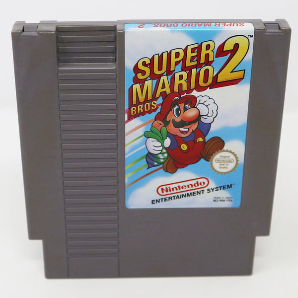 Vintage 1989 80s Nintendo Entertainment System NES Super Mario Bros. 2 Video Game Boxed Pal