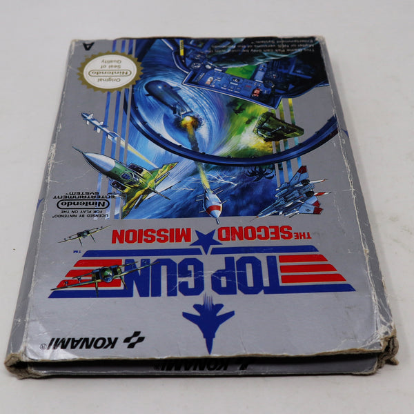 Vintage 1991 90s Nintendo Entertainment System NES Top Gun The Second Mission Video Game Boxed Pal A
