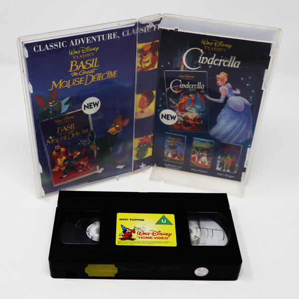 Vintage Walt Disney Classics Mary Poppins PAL VHS (Video Home System) Tape