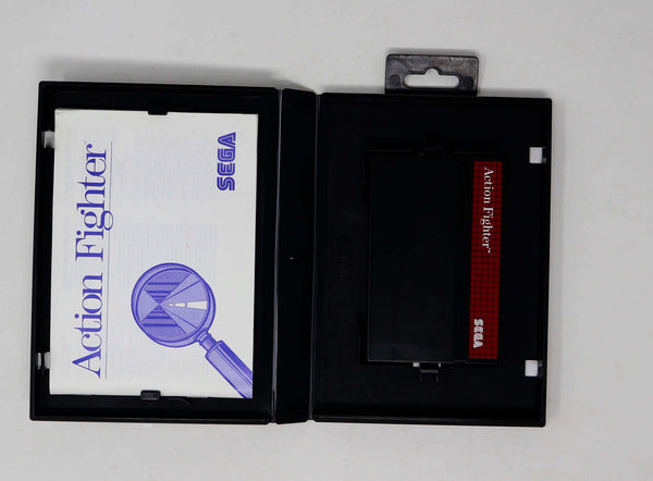 Vintage 1987 80s Sega Master System Action Fighter The Mega Cartridge Video Game Pal 2 Players