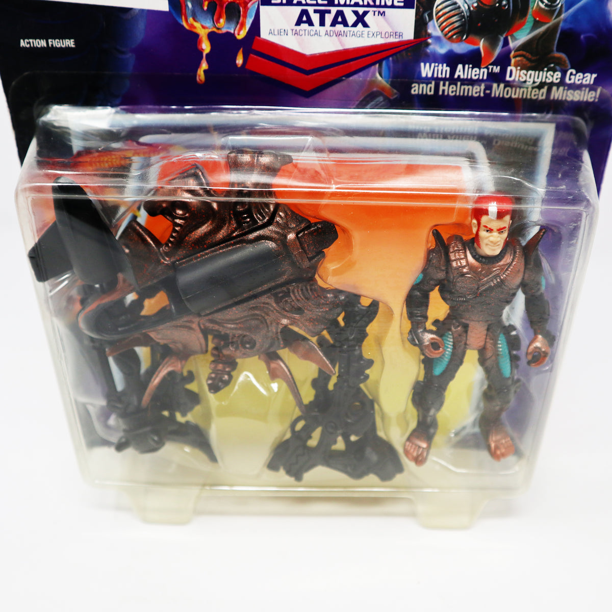 Vintage 1992 90s Kenner Aliens Space Marine ATAX Alien Tactical