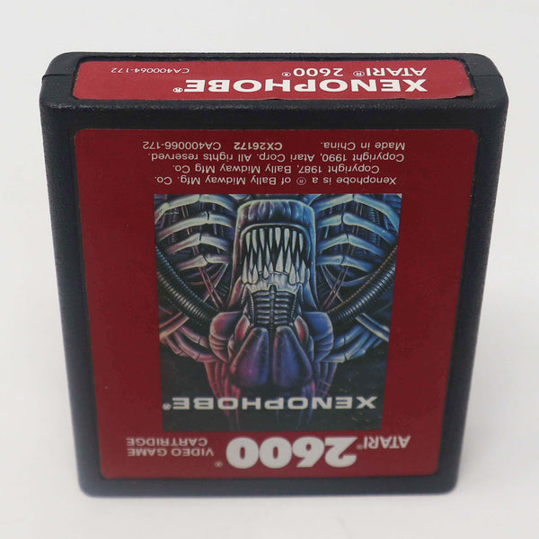 Vintage 1990 90s Atari 2600 Xenophobe CX26172 Video Game Cartridge For The Atari Video Computer System Boxed