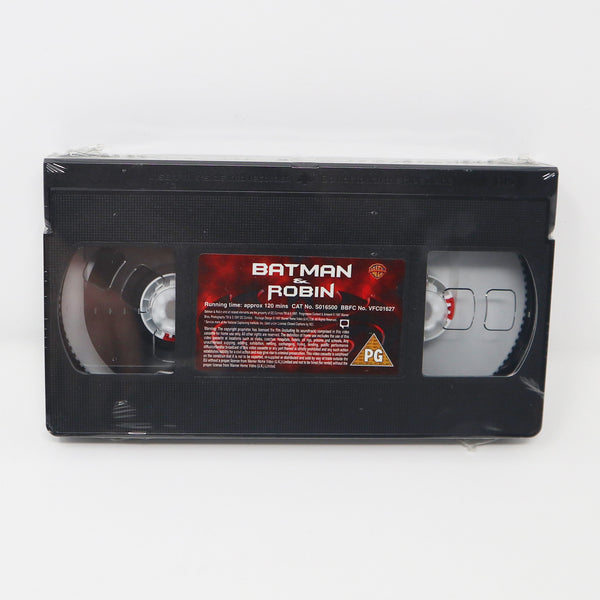 Vintage 1992 90s Warner Home Video Batman & Robin PAL VHS (Video Home System) Tape Sealed Rare