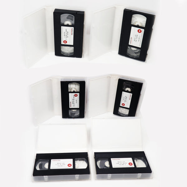 Vintage 1993 90s Polygram Video The Legendary Bruce Lee Collection 6 Movies PAL VHS (Video Home System) Tapes Box Set Boxed Rare