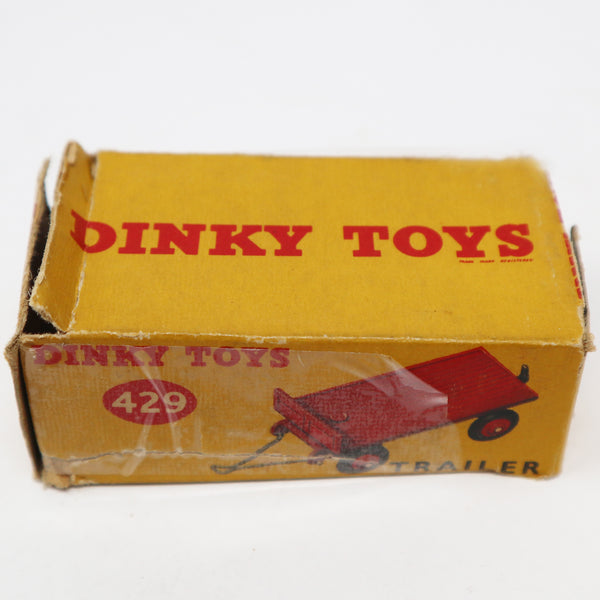 Vintage Meccano Dinky Toys 429 Red Trailer Die-Cast Vehicle Boxed